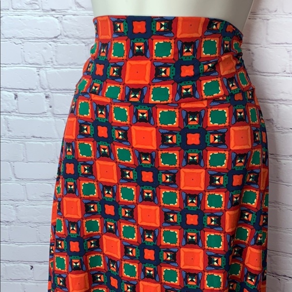 A-line Azure Skirt fold-over waist comfort S (6-8)